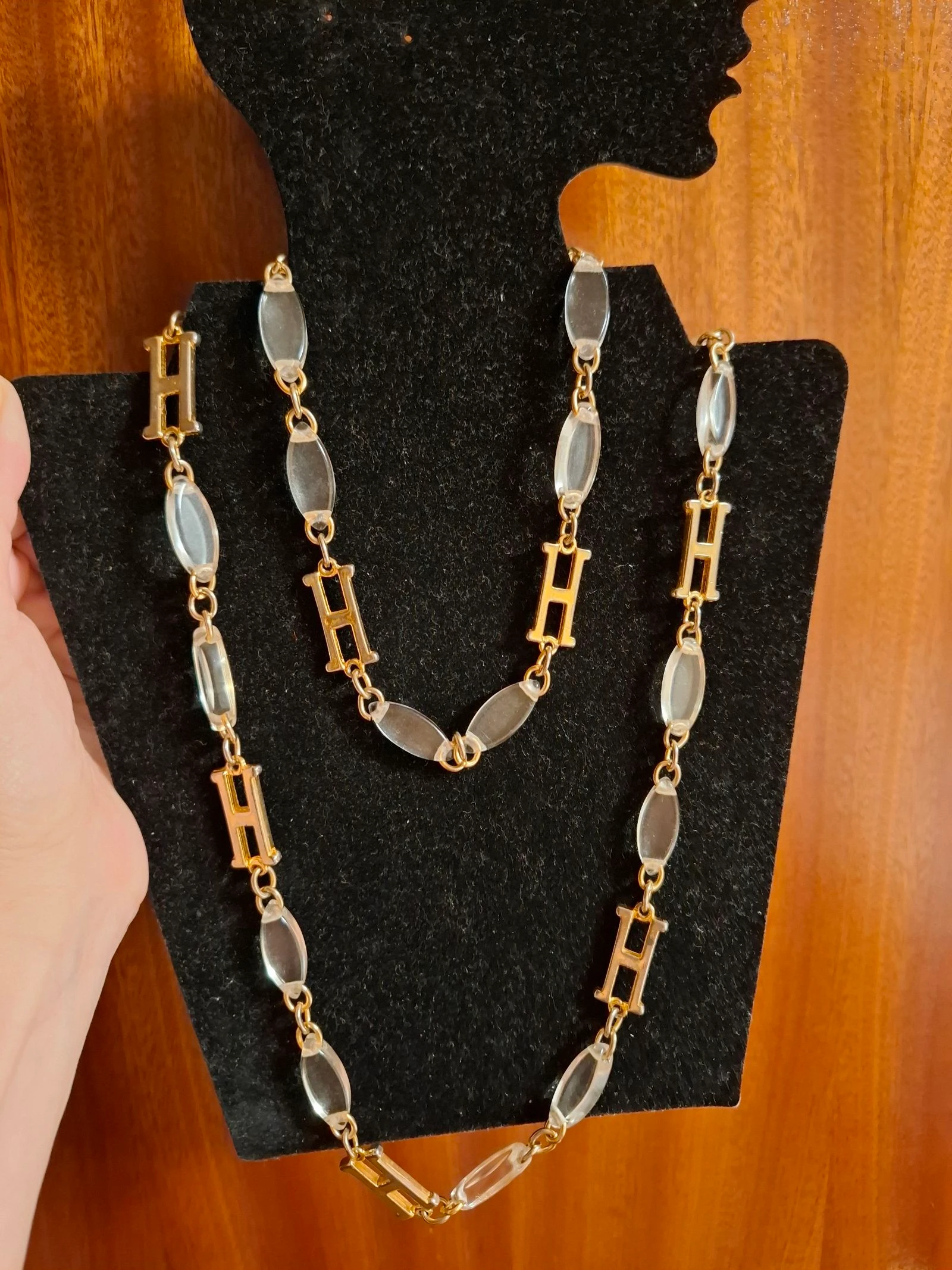 Colar de cristal vintage – photo 2